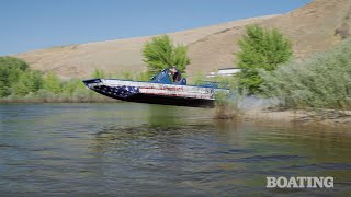 SJX River Jet Boat powered by 2.3L EcoBoost and EcoJet package by Indmar Marine Engines