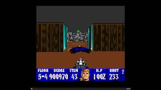 Wolfenstein 3D (SNES) 100% - Mission 5-4