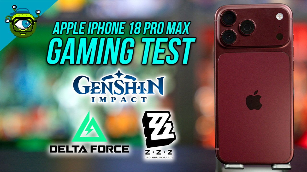 iPhone 18 Pro Max Gaming Test | Delta Force, Zenless Zone Zero & Genshin Impact