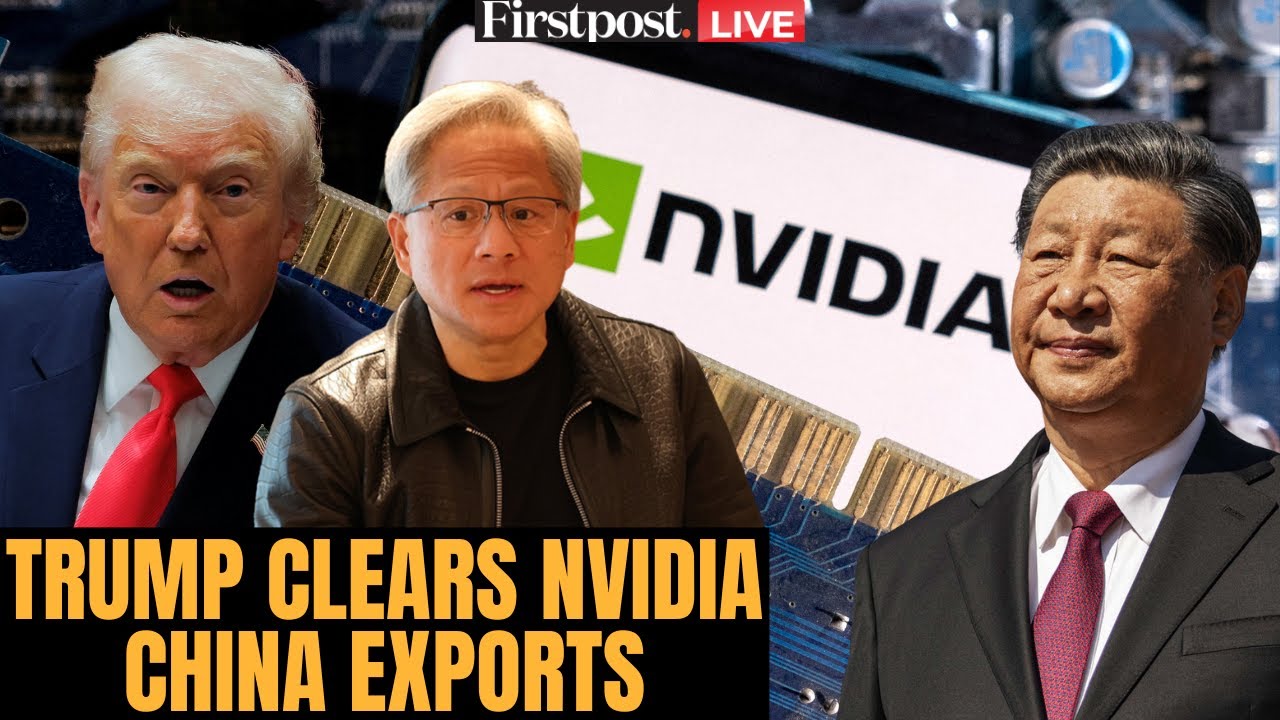 LIVE: Trump allows Nvidia to Export H200 Artificial Intelligence Chips ...