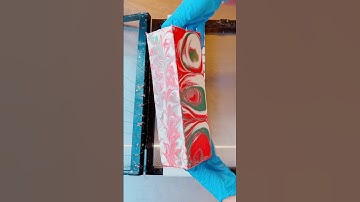 Cutting CHRISTMAS AF Soap! #soapcutting #soapcut #soap #soaps #soapmaking #soaping #soapmaker