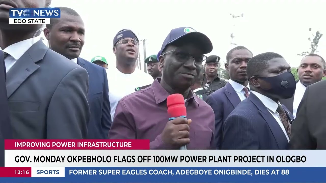Gov Okpebholo Flags Off 100MW Power Plant Project In Ologbo