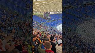 Derby di Roma 1° goal di Mancini.