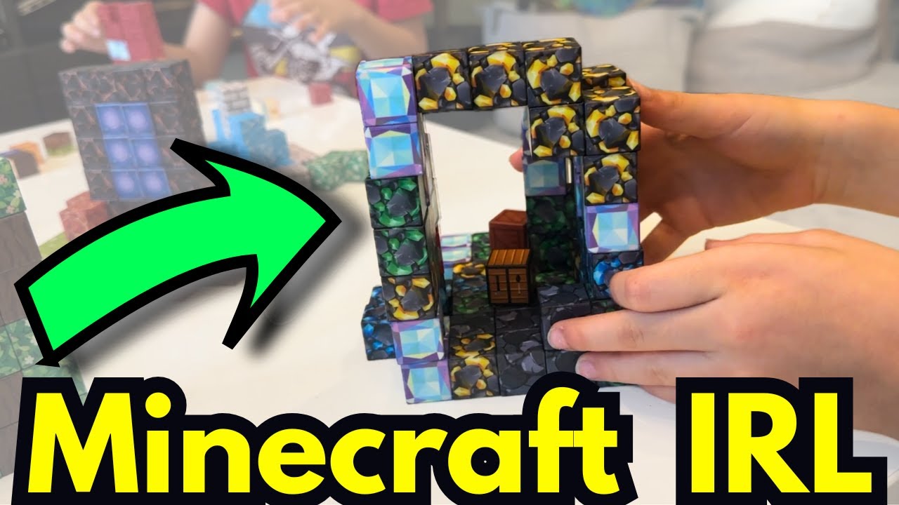 Minecraft in Real Life? Kids Love These Magnetic Cubes!