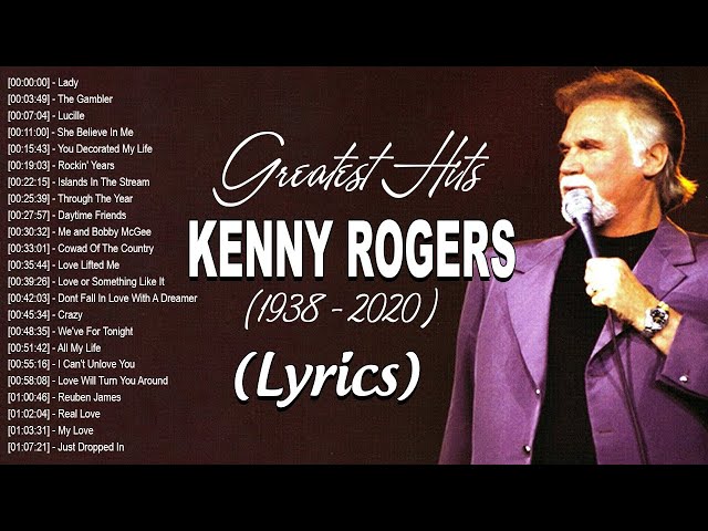 Greatest Hits Kenny Rogers Songs With Lyrics Of All Time - The Best Country Songs Of Kenny Rogers class=