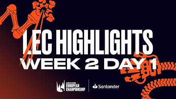 Full Day Highlights | W2D1 | 2022 LEC Summer