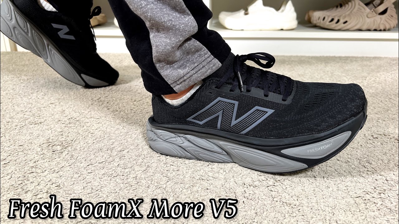 New Balance Fresh FoamX More V5 Review& On foot - YouTube