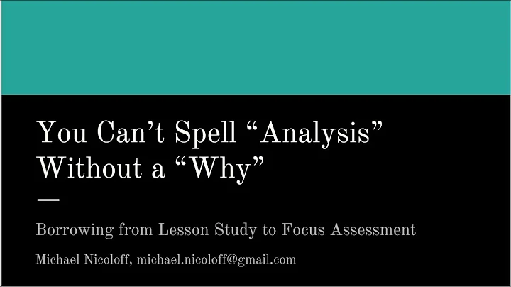 CCLI 2020: You Can't Spell "Analysis" Without a "W...