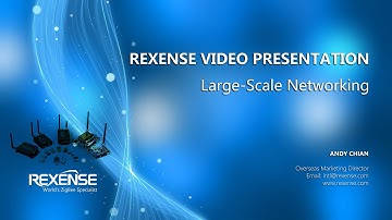 Demonstration of Large-Scale Networking of REX3 ZigBee Modules