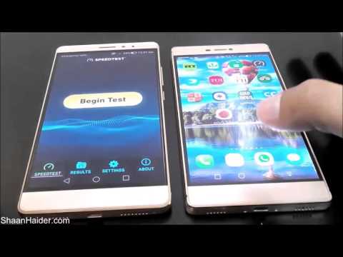 SPEED TEST - Huawei Mate S vs Huawei P8