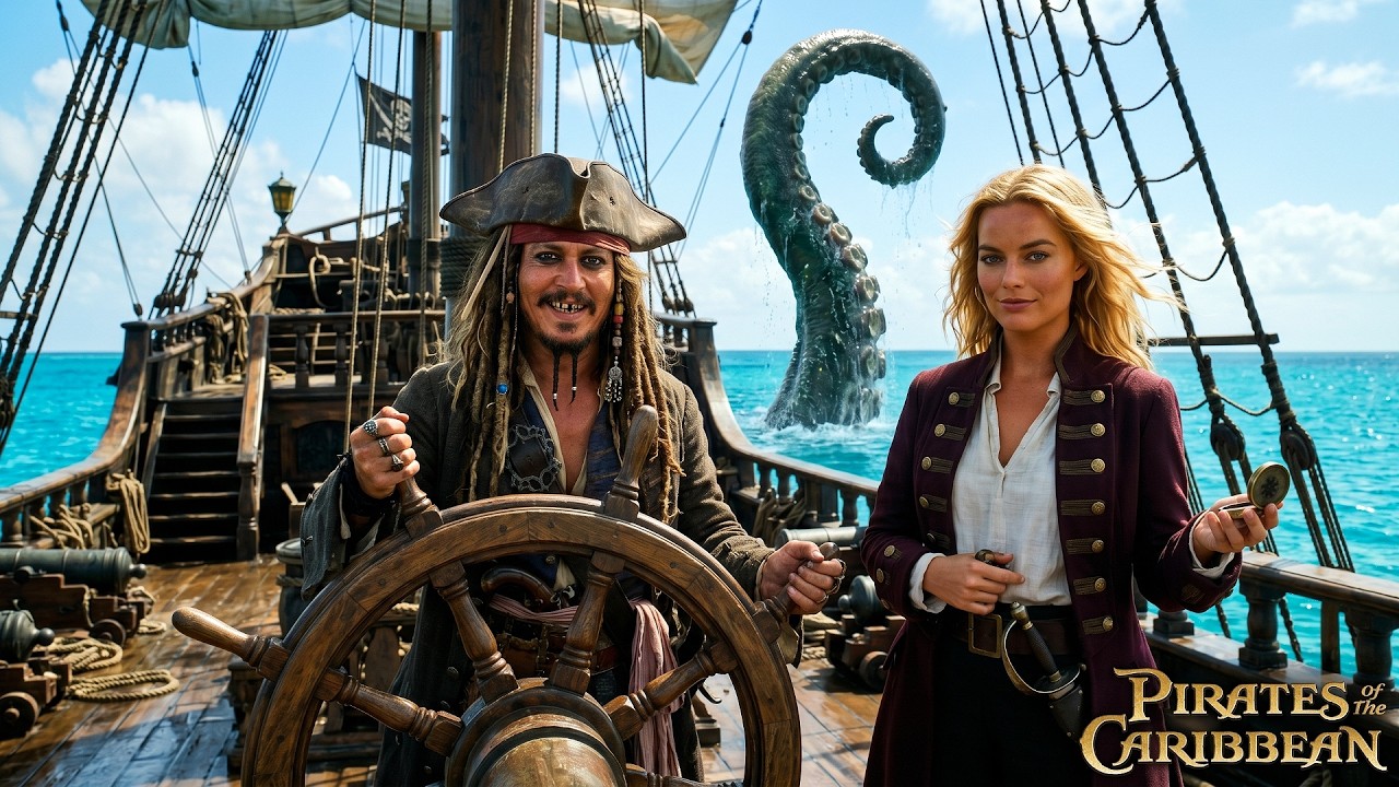 Pirates of the Caribbean 6 - Johnny Depp , Margot Robbie | Davy Jones ...