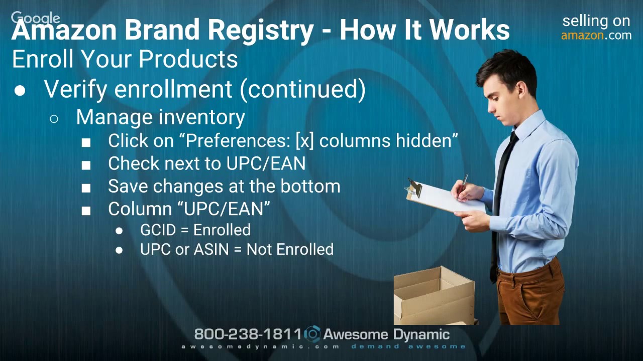 amazon brand registry upc
