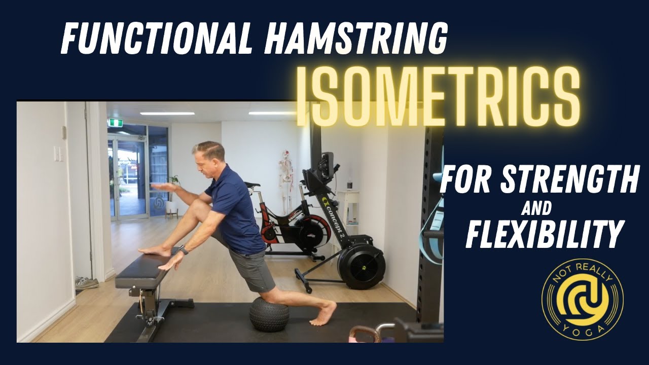 Hamstring isometric exercises for strength and flexibility - YouTube