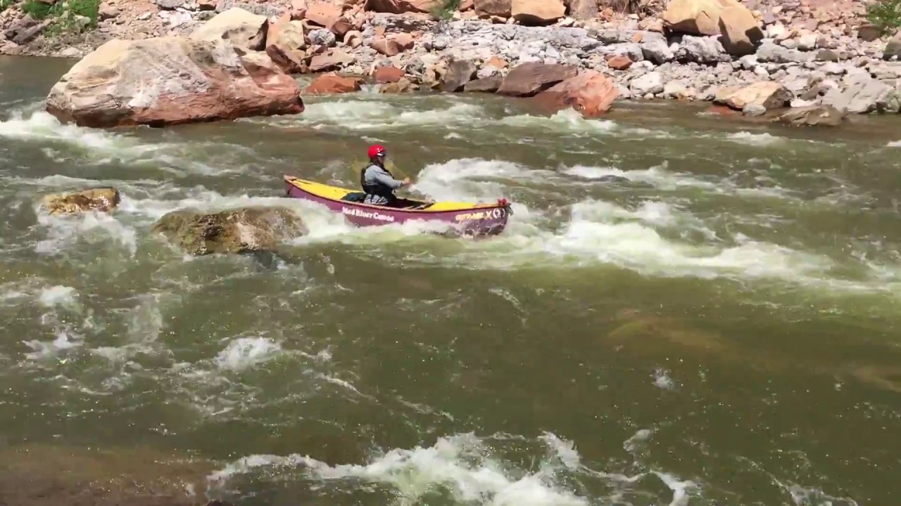 Canoeing Big Joe Rapid (II/III) on the Yampa River, 750 cvs, July 14, 2017 YouTube