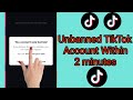 How To Fix Your TikTok Account was permanently Banned | Recover Your TikTok Ban Account