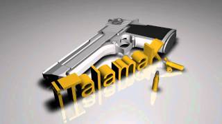 Cinema 4D Free Template | Desert Eagle