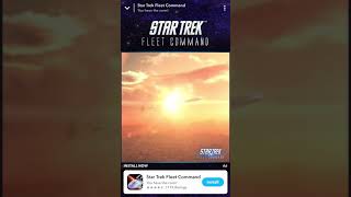 Star Trek Fleet Command Play Free Mobile Gaming Advertisement iOS screenshot 4