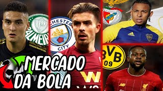 Palmeiras negocia com Atuesta, Ceará compra Lima, Benfica sonda Villa, 100M por Jack Grealish e mais