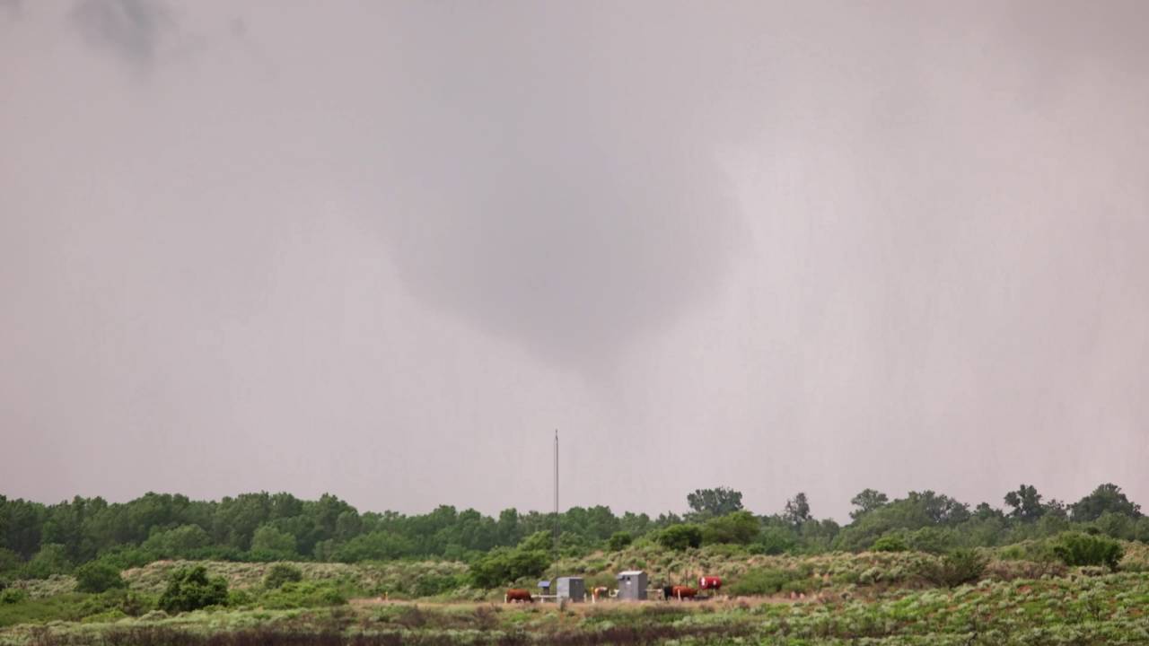 Tornado north of Woodward, OK on May,23rd 2016