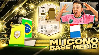 ABRO MI ICONO BASE o MEDIO FIFA 22 y MIRA LO QUE ME SALE!! (MEJORA ICONO MEDIO o BASICO FIFA 22)