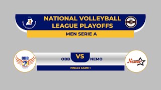 UVF | NATIONAL VOLLEYBALL LEAGUE | MEN'S SERIE A | FINAL GAME 1 | NEMO VS OBB