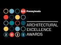 2021 aia pennsylvania architectural excellence awards broadcast