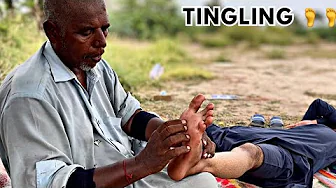 ASMR AMAZING FEET TINGLING MASSAGE SATISFYING | FOOT REFLEXOLOGY MASSAGE | LEG MASSAGE RELAXING