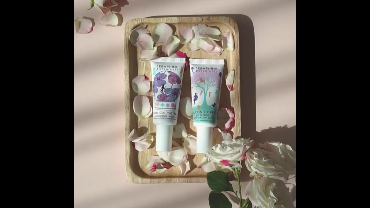 Seraphine Botanicals Daikon + Dreams & Whimsical Wisteria Lip Polish