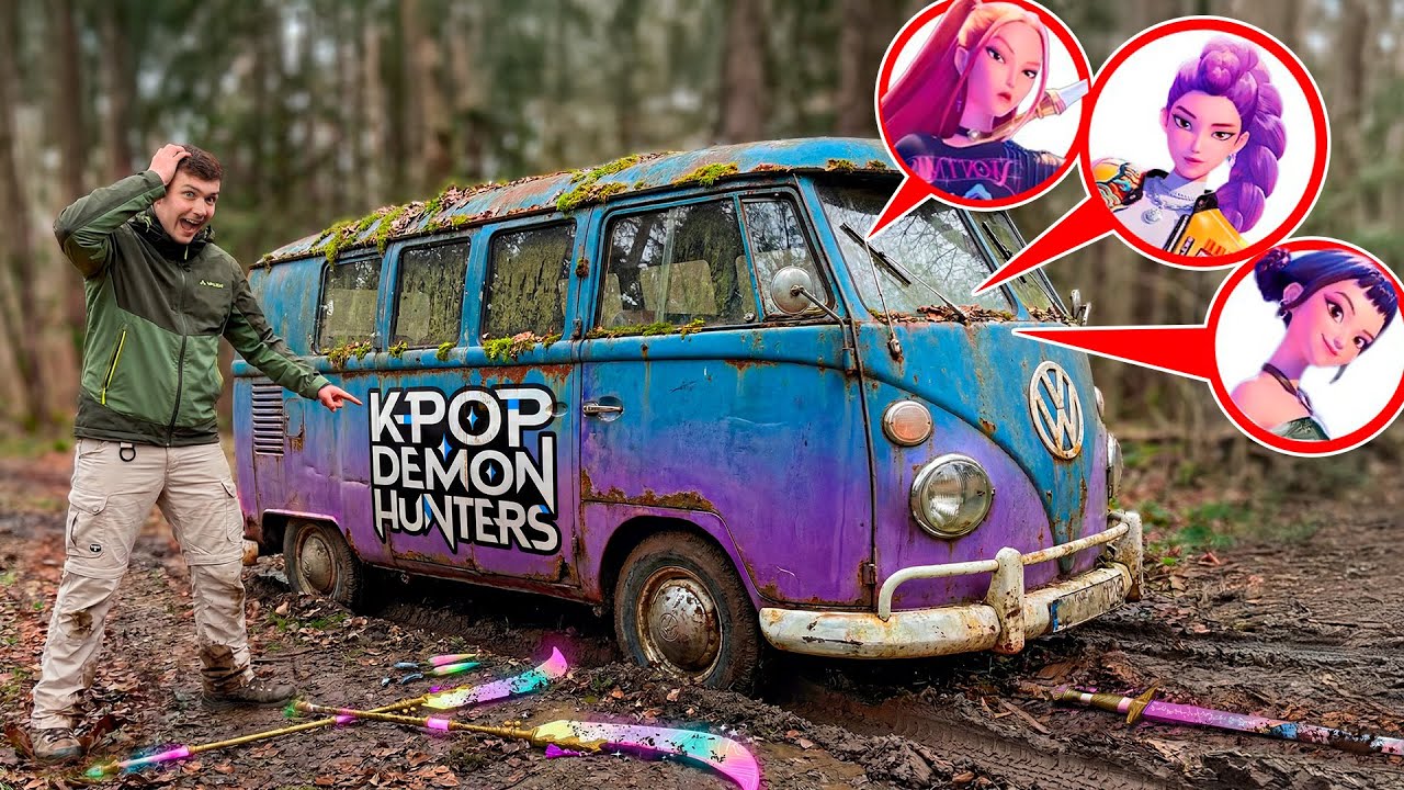 We Found Abandoned KPop Demon Hunters Truck! Huntrix Exist in Real Life?