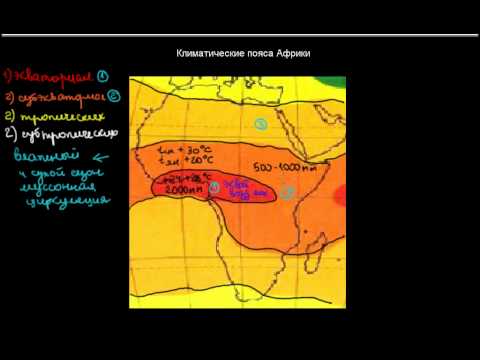 251  Климатические пояса Африки