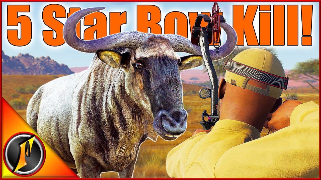 5 Star Wildebeest with the NEW Compound Bow! [Tikamoon Plains Early Access]