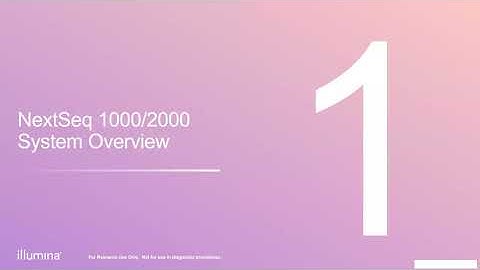 Illumina NextSeq 1000 and 2000 | Run Quality and Best Practices