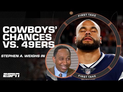 'Ain't no way in hell' the Cowboys beat the 49ers, Stephen A. says with a smile 😁 | First Take