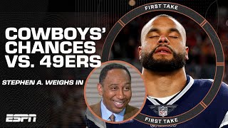 'Ain't no way in hell' the Cowboys beat the 49ers, Stephen A. says with a smile 😁 | First Take