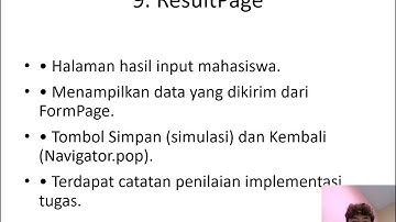 Presentasi Formulir Mahasiswa