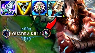UDYR TOP 100% ERASES ALL TOPLANERS IN SIGHT (QUADRA KILL) - S14 Udyr TOP Gameplay Guide
