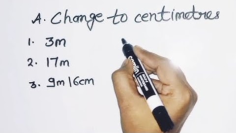 How to convert meter into centimeters #cm#short #maths
