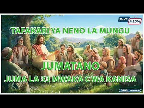 INJILI YA SIKU NA TAFAKARI YA JUMATANO 19 11 2025 JUMA LA 33 MWAKA C WA KANISA