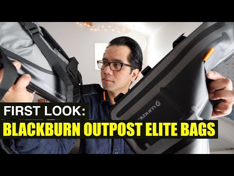 BLACKBURN OUTPOST ELITE BIKEPACKING BAGS (FIRST LOOK & INSTALLATION)