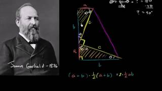 Garfield's proof of the Pythagorean theorem | Geometry | Khan Academy