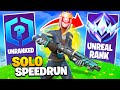 Unranked to unreal solo speedrun season 2 fortnite