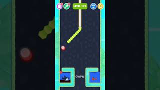 Save the fish level 174 | Pull the pin |android and ios games save fish pull the pin/mobile game screenshot 2