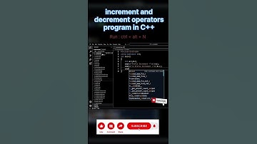 program of Increment operators in C++ | #shorts #youtube #ytshorts #trending #youtubeshorts #music