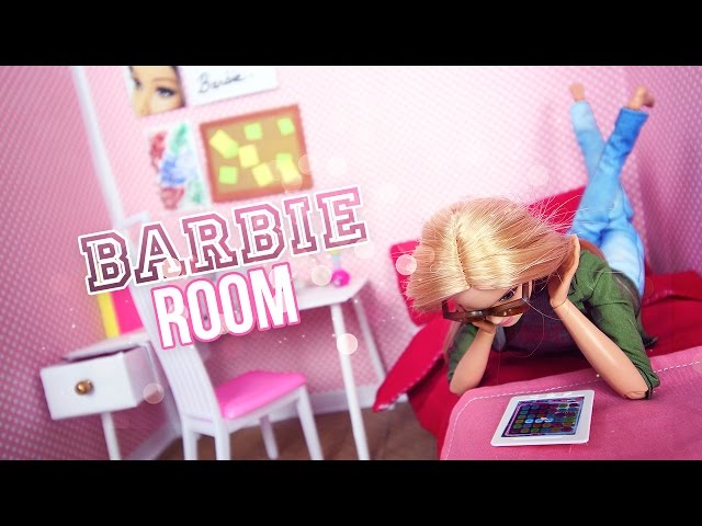 DIY - Comment faire la chambre de Barbie - How to make Barbie doll room 