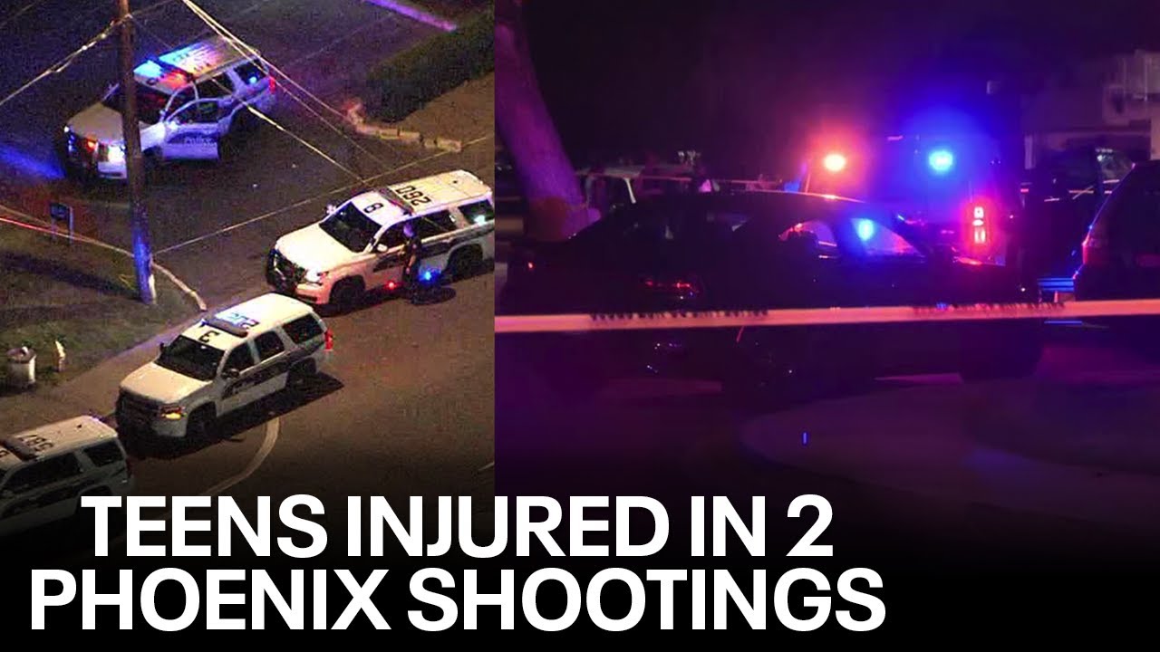 2 Phoenix teens injured in shootings not far from each other, police ...
