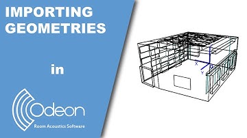Importing geometries (DXF, DWG, IFC BIM, etc.) in ODEON Room Acoustics Software