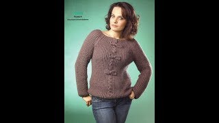 Вязание Джемпера Сверху Спицами - модели 2019 / Knitting Sweaters With Top Knitting Needles Вязание Джемпера Сверху Спицами - модели 2019 / Knitting Sweaters With Top Knitting Needles