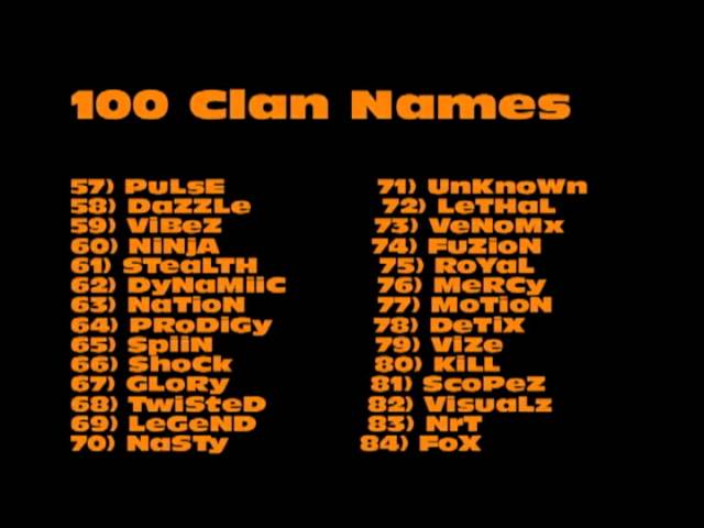 100 Clan Name Ideas Youtube - clan names untaken roblox