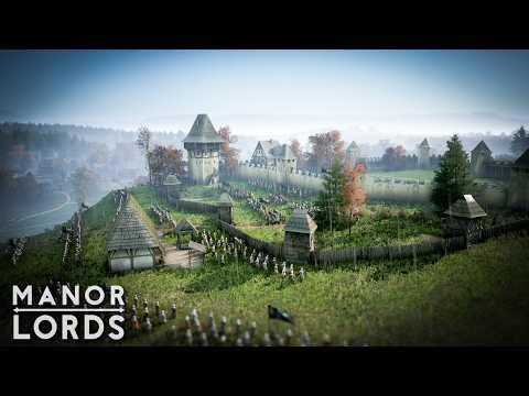 Building the PERFECT Medieval City in 'Manor Lords'... | Stress Relief & Fall Asleep