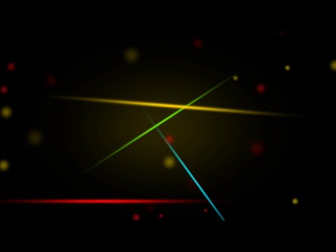 full screen color light video effect | avee player template(star video effect)